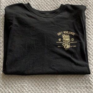 Black Obey short sleeve